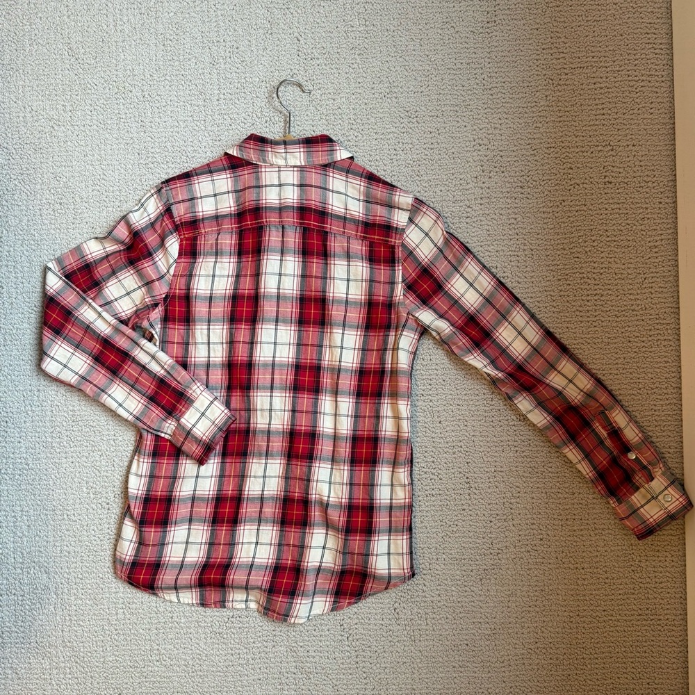 Lucky Brand Red Multi Western Plaid Shirt Size Small NWT NEW - Picture 6 of 6